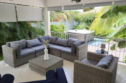 Marbella Estate Jan Thiel fully furnished -  gated community - Jacuzzi - puclic  Pool - Include garden maintenance